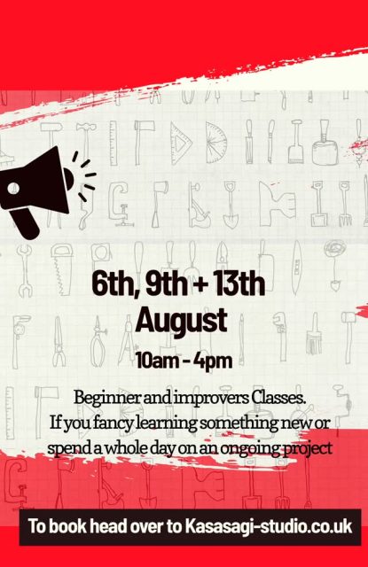 I will be teaching 3 Day Classes in Bristol in August, 6th, 9th and the 13th. It will be nice to be in Bristol and see some familiar faces and new ones too! If you fancy learning a new skill or have an ongoing project you would like to spend some time on then head over to kasasagi-studios.co.uk #newskills #beginnerssilversmithing #silverjewellery #handmadejewellery @kasasagi.studios @alicegoldsack @fridaylawrence.hca.jd